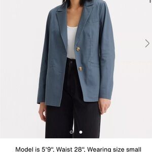 Levi's Slate Blue Women's Blazer